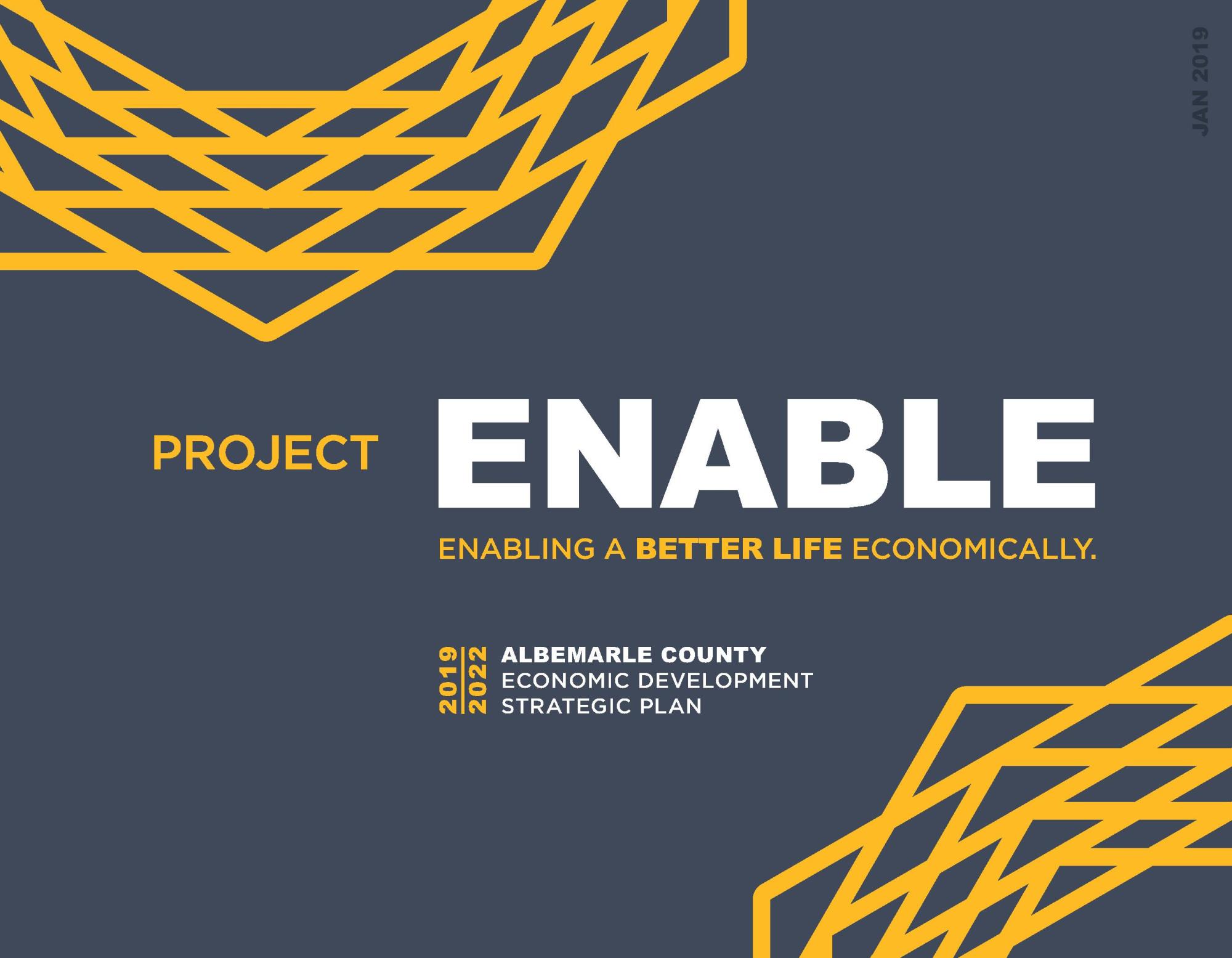 Project Enable Booklet cover page