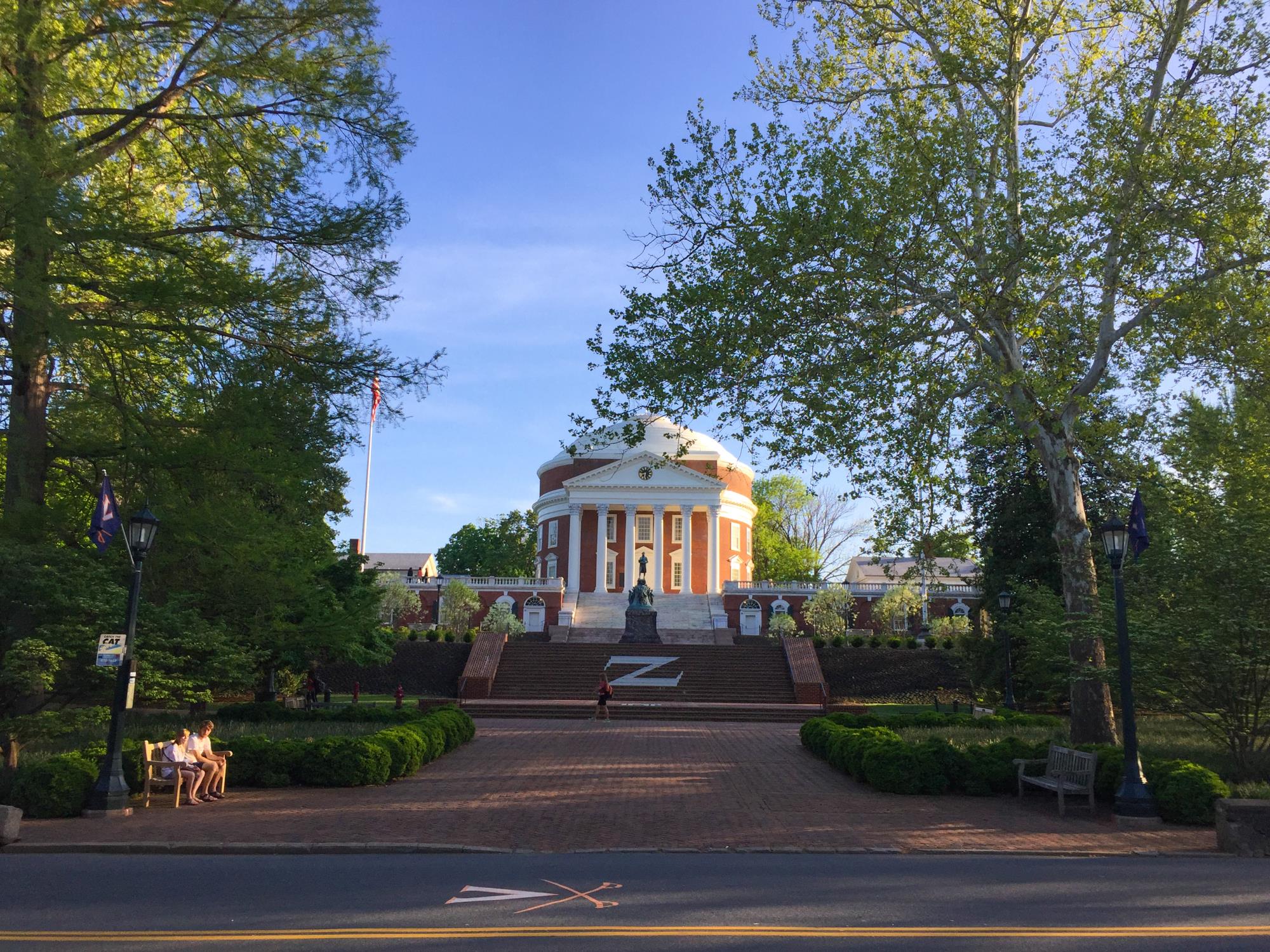 UVA Rotunda in Spring (Photo Credit - Brantley Ussery)